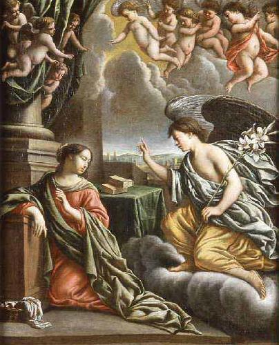 The annunciation, Mathieu le Nain